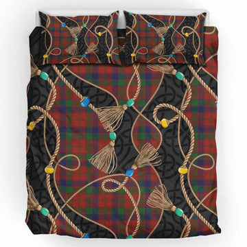 Robertson Scottish Tartan Twisted Ropes Stylized Bedding Set