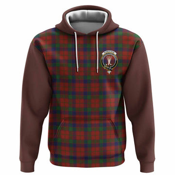 Robertson Tartan Accent Hoodie with Family Crest