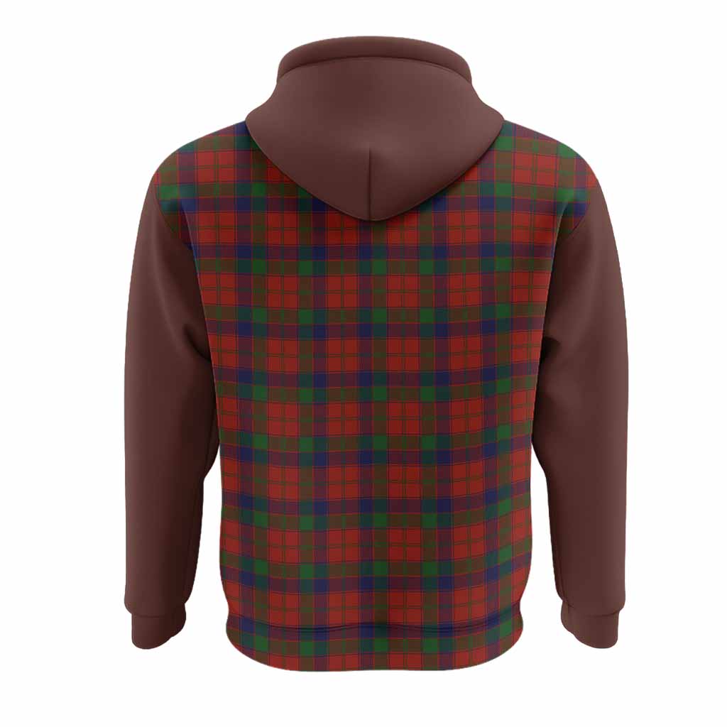 Robertson Tartan Accent Hoodie with Family Crest