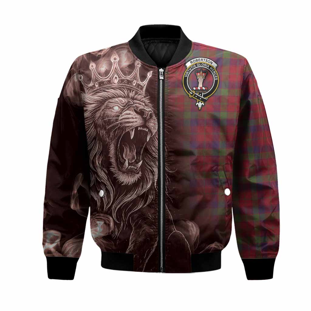Robertson Tartan Bomber Jacket Roaring Lion Heritage