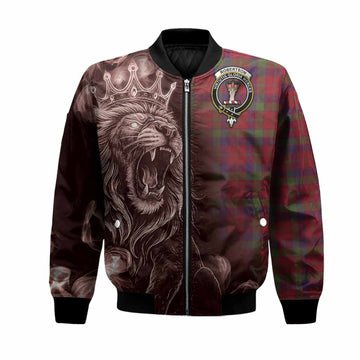 Robertson Tartan Bomber Jacket Roaring Lion Heritage