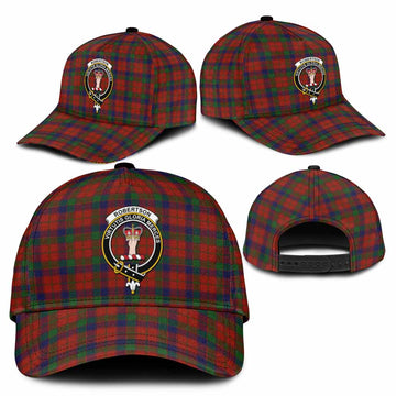 Robertson Tartan Classic Cap with Family Crest