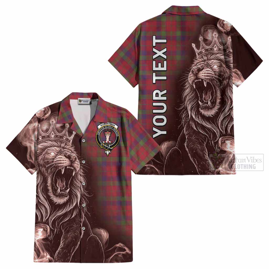 Robertson Tartan Cotton Hawaiian Shirt Roaring Lion Heritage
