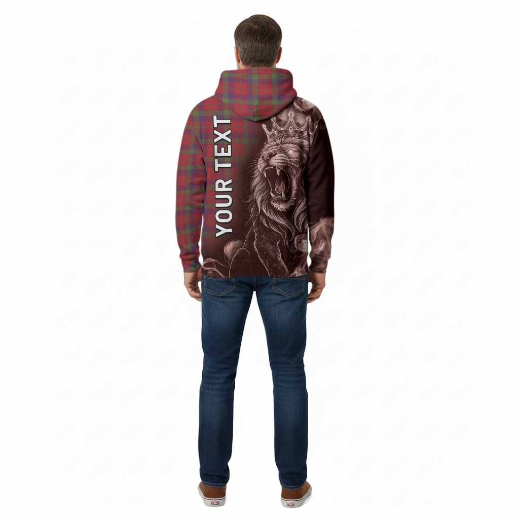 Robertson Tartan Cotton Hoodie Roaring Lion Heritage