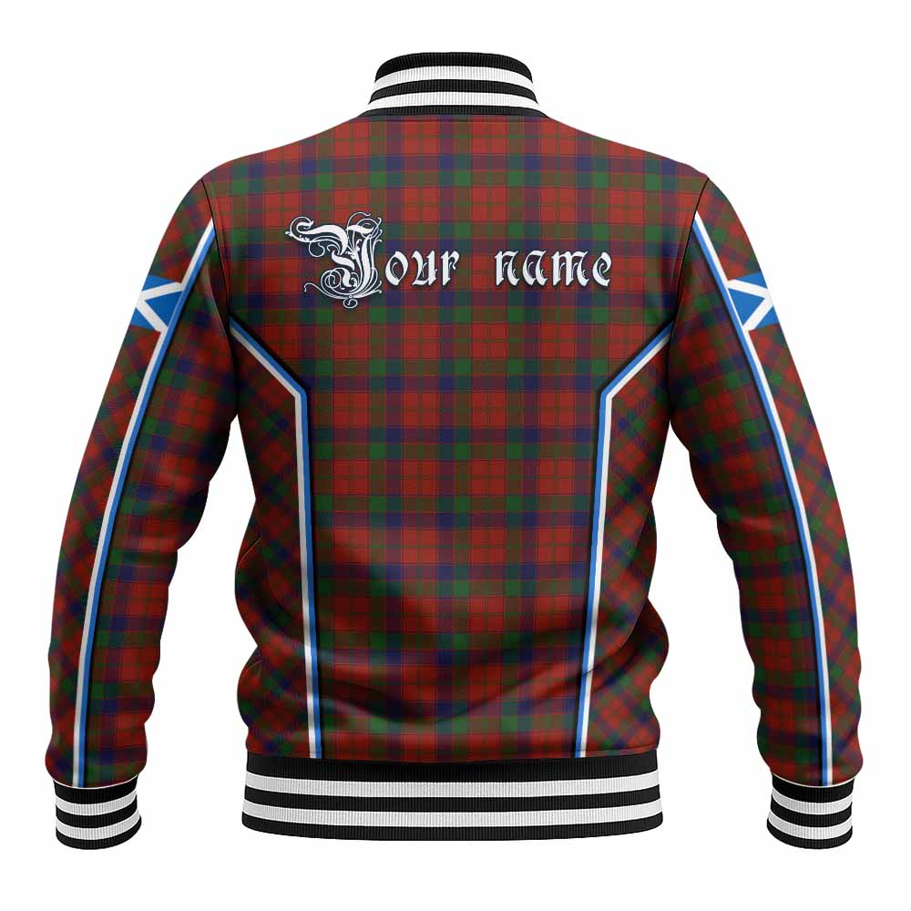 Robertson Tartan Crest Baseball Jacket Scotland Coat of Arm Flag Style - Tartan Vibes Clothing