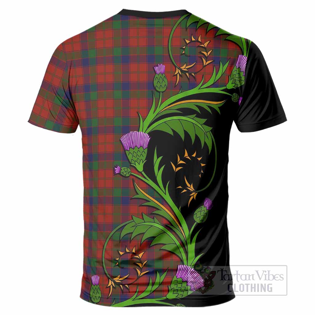 Robertson Tartan Crest T-Shirt Scottish Thistle Pride Heritage Art