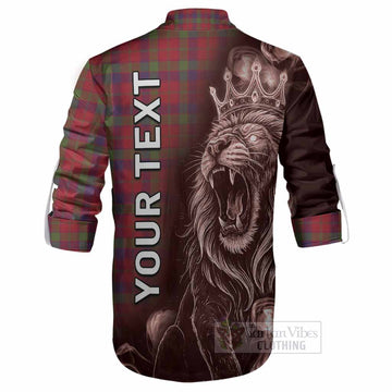 Robertson Tartan Ghillie Shirt Roaring Lion Heritage