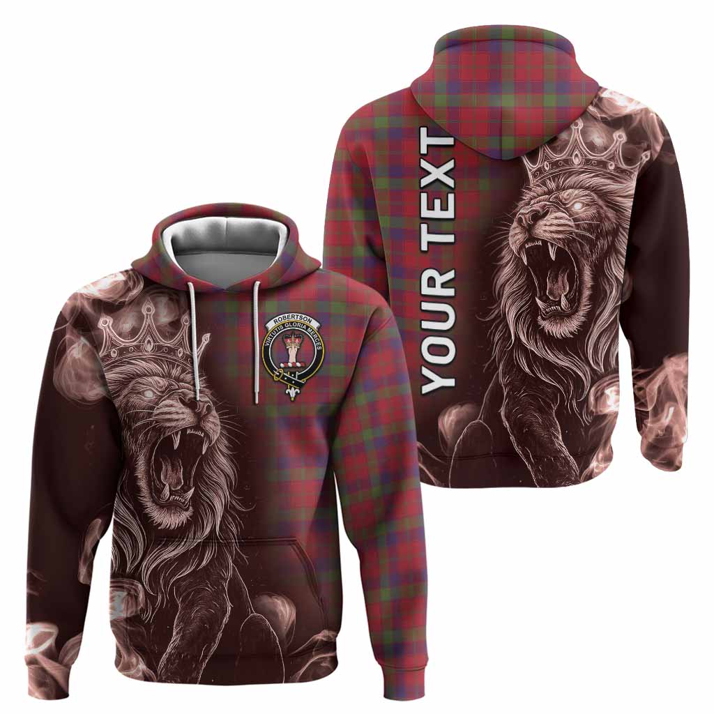 Robertson Tartan Hoodie Roaring Lion Heritage