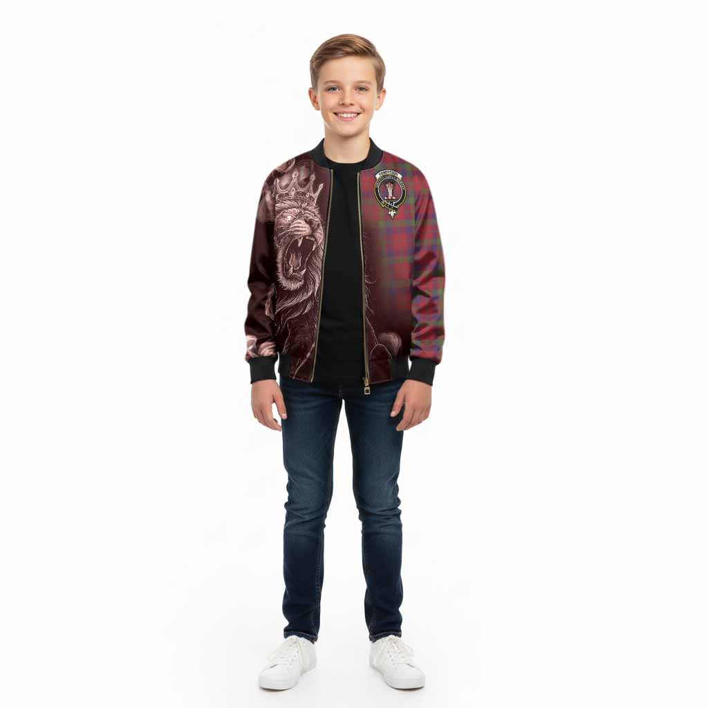 Robertson Tartan Kid Bomber Jacket Roaring Lion Heritage