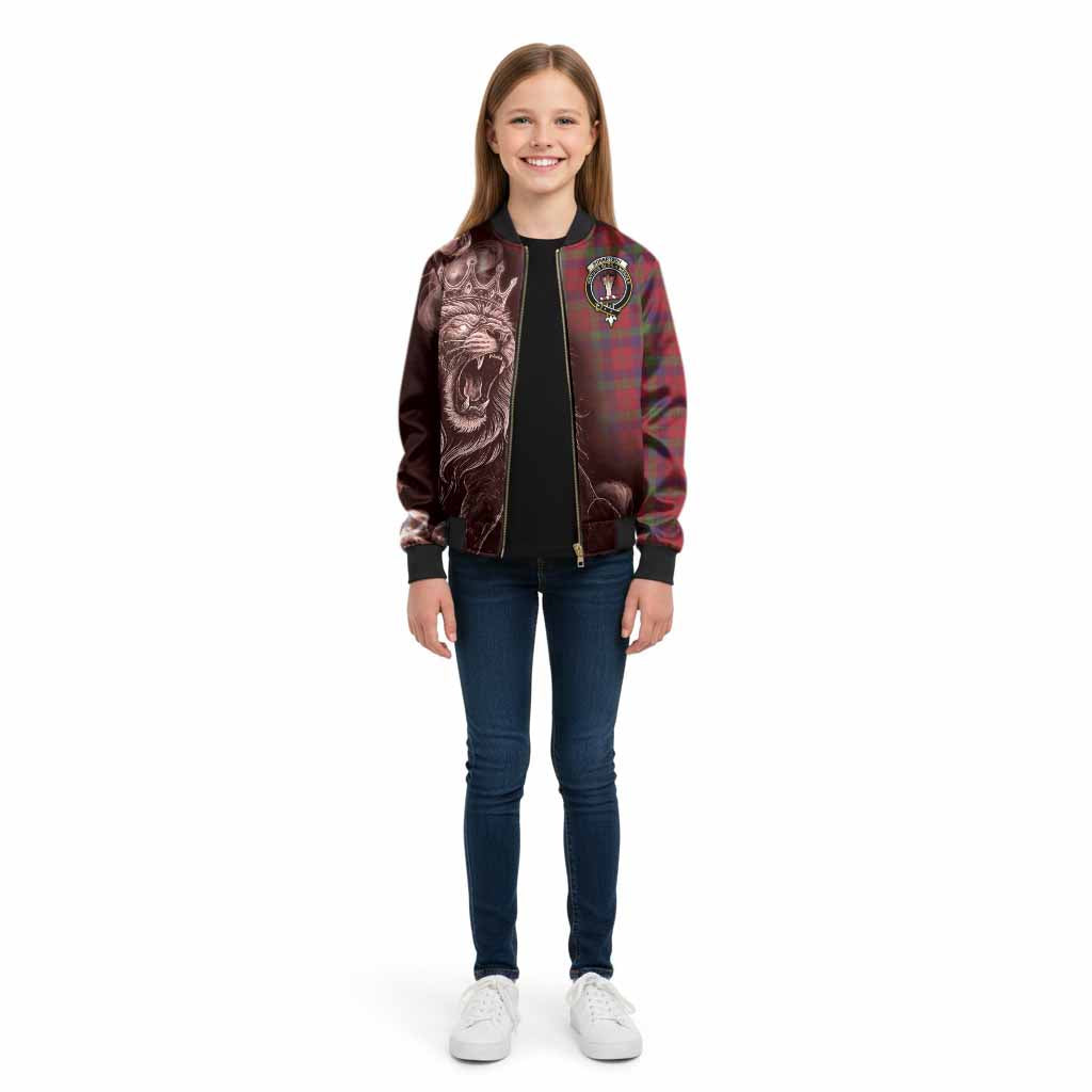 Robertson Tartan Kid Bomber Jacket Roaring Lion Heritage
