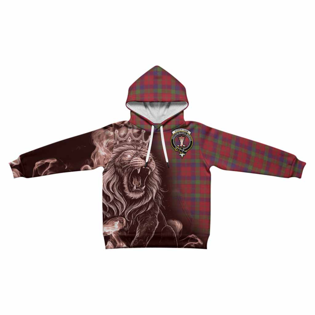 Robertson Tartan Kid Hoodie Roaring Lion Heritage