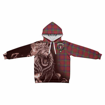 Robertson Tartan Kid Hoodie Roaring Lion Heritage
