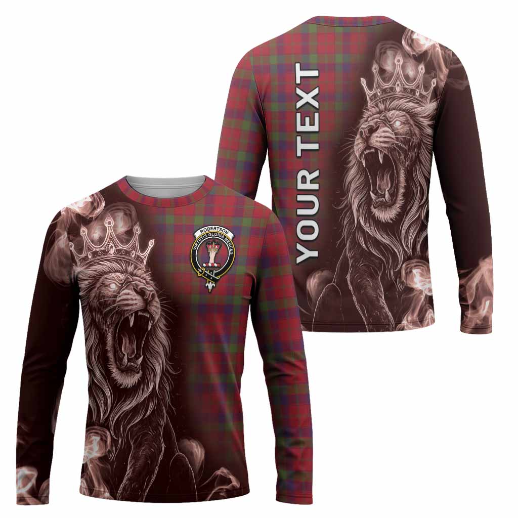 Robertson Tartan Long Sleeve T-Shirt Roaring Lion Heritage