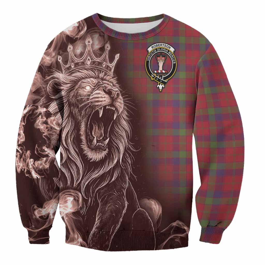 Robertson Tartan Sweatshirt Roaring Lion Heritage