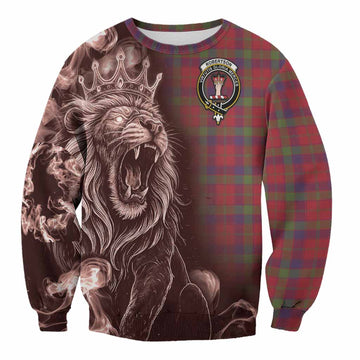 Robertson Tartan Sweatshirt Roaring Lion Heritage