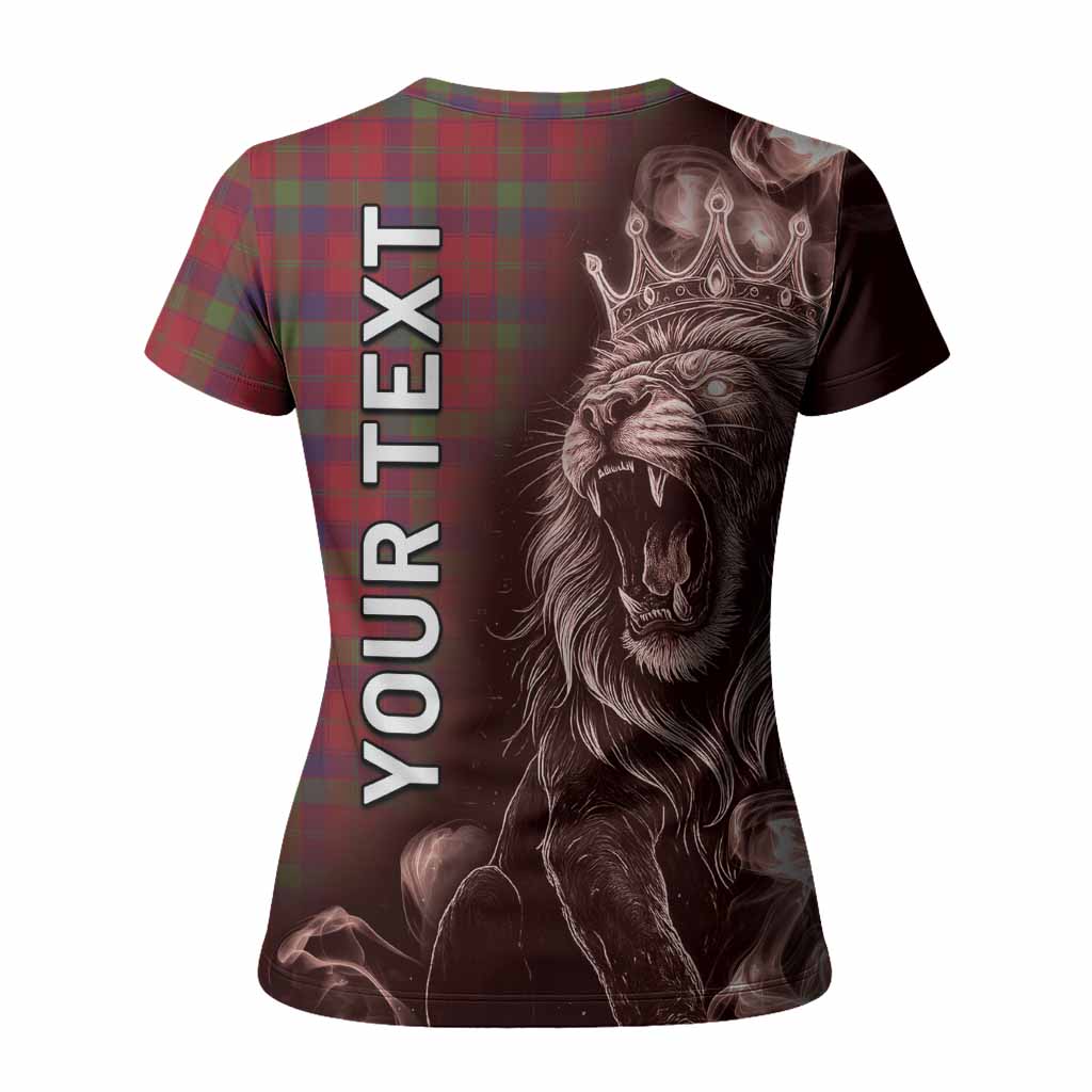 Robertson Tartan Women T shirt Roaring Lion Heritage