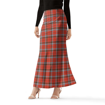 Robertson Weathered Tartan Womens Full Length Skirt
