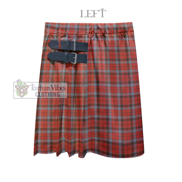 Robertson Weathered Tartan Men's Pleated Skirt - Fashion Casual Retro Scottish Kilt Style