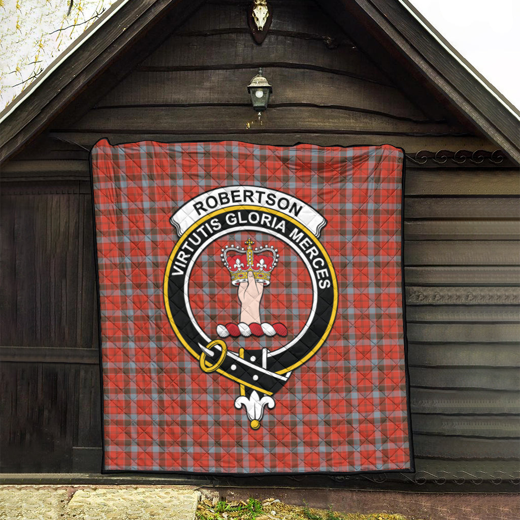 robertson-weathered-tartan-quilt-with-family-crest