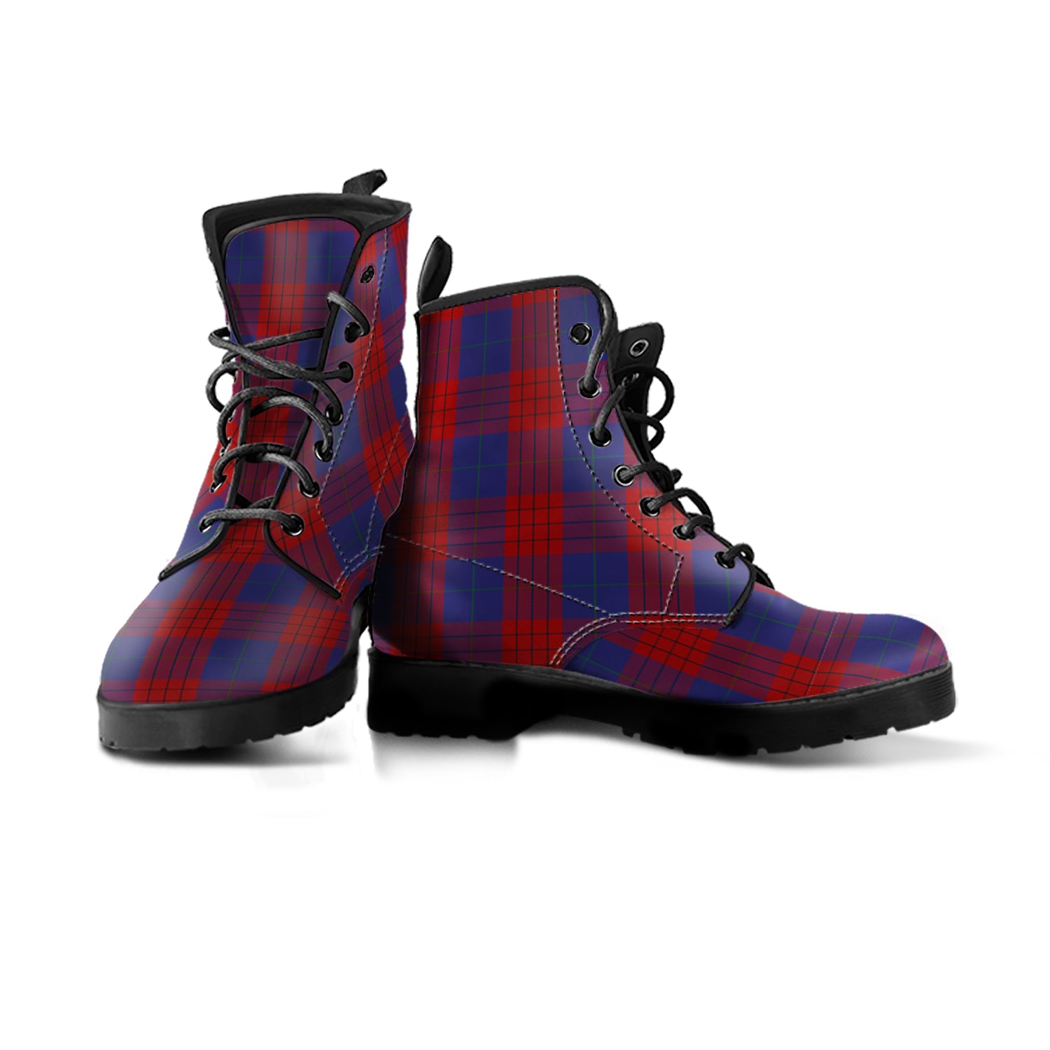 Robinson Tartan Leather Boots Men' Boots - Tartan Vibes Clothing