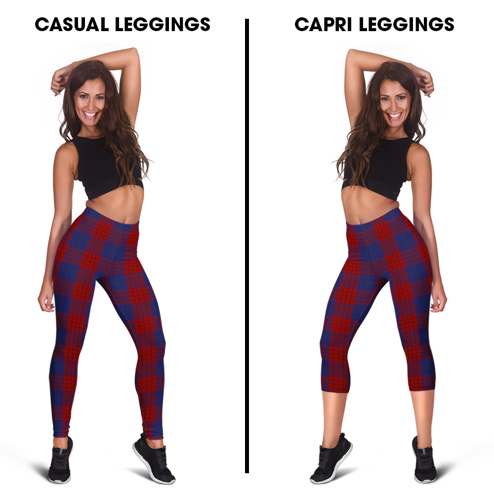 Robinson Tartan Womens Leggings Capri Leggings - Tartan Vibes Clothing