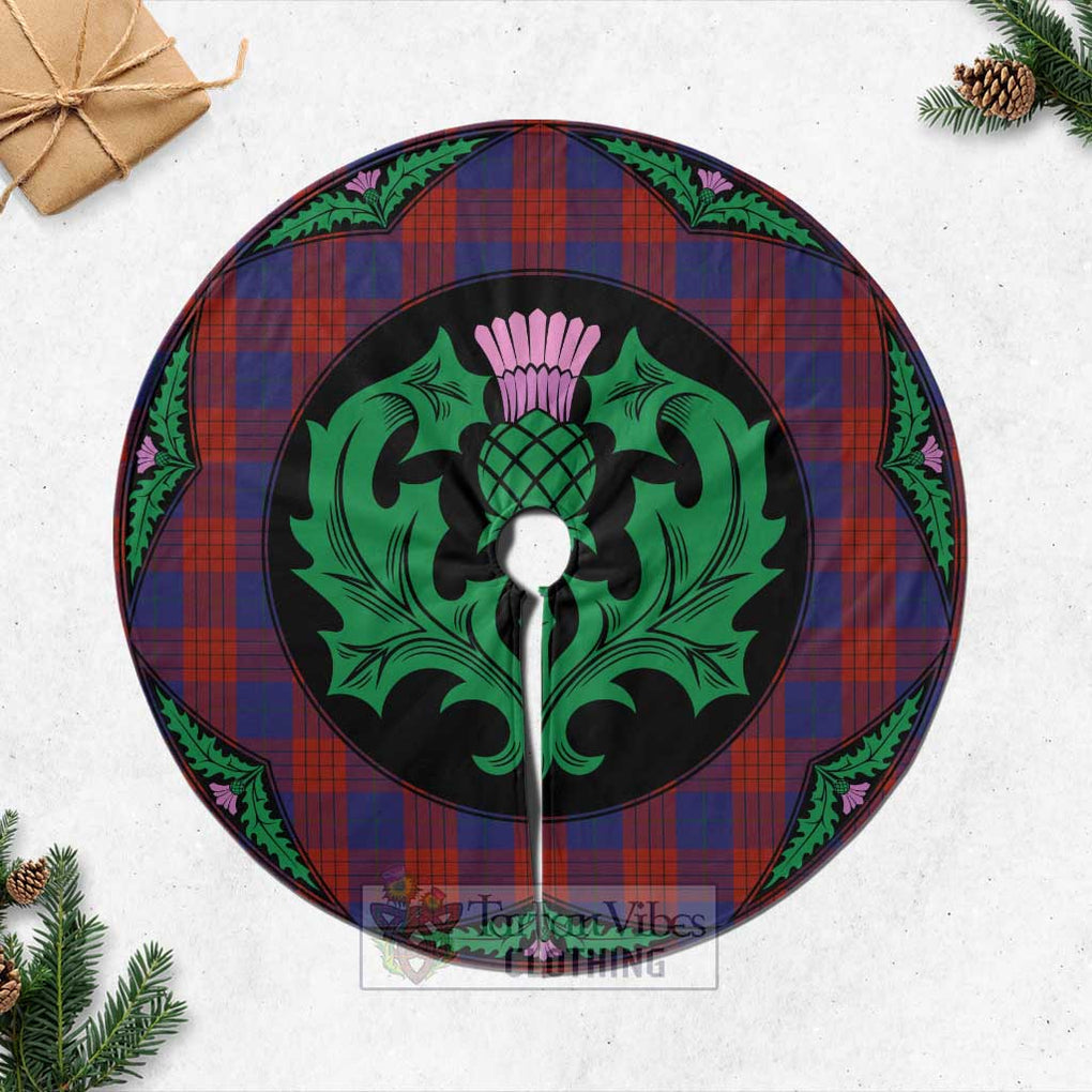 Robinson Tartan Christmas Tree Skirt Scottish Thistle Style Casual Tree Skirts - Tartan Vibes Clothing