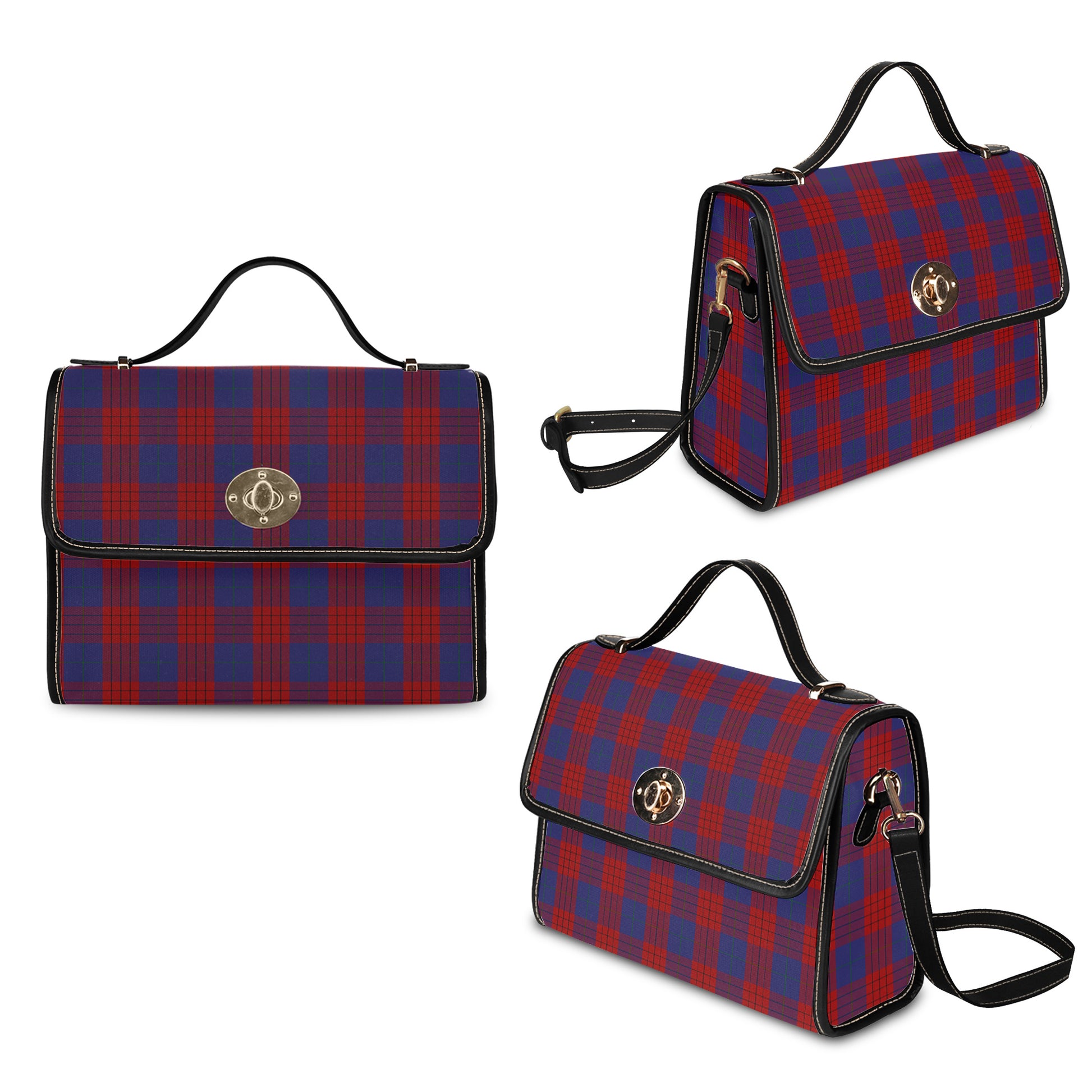 robinson-tartan-leather-strap-waterproof-canvas-bag