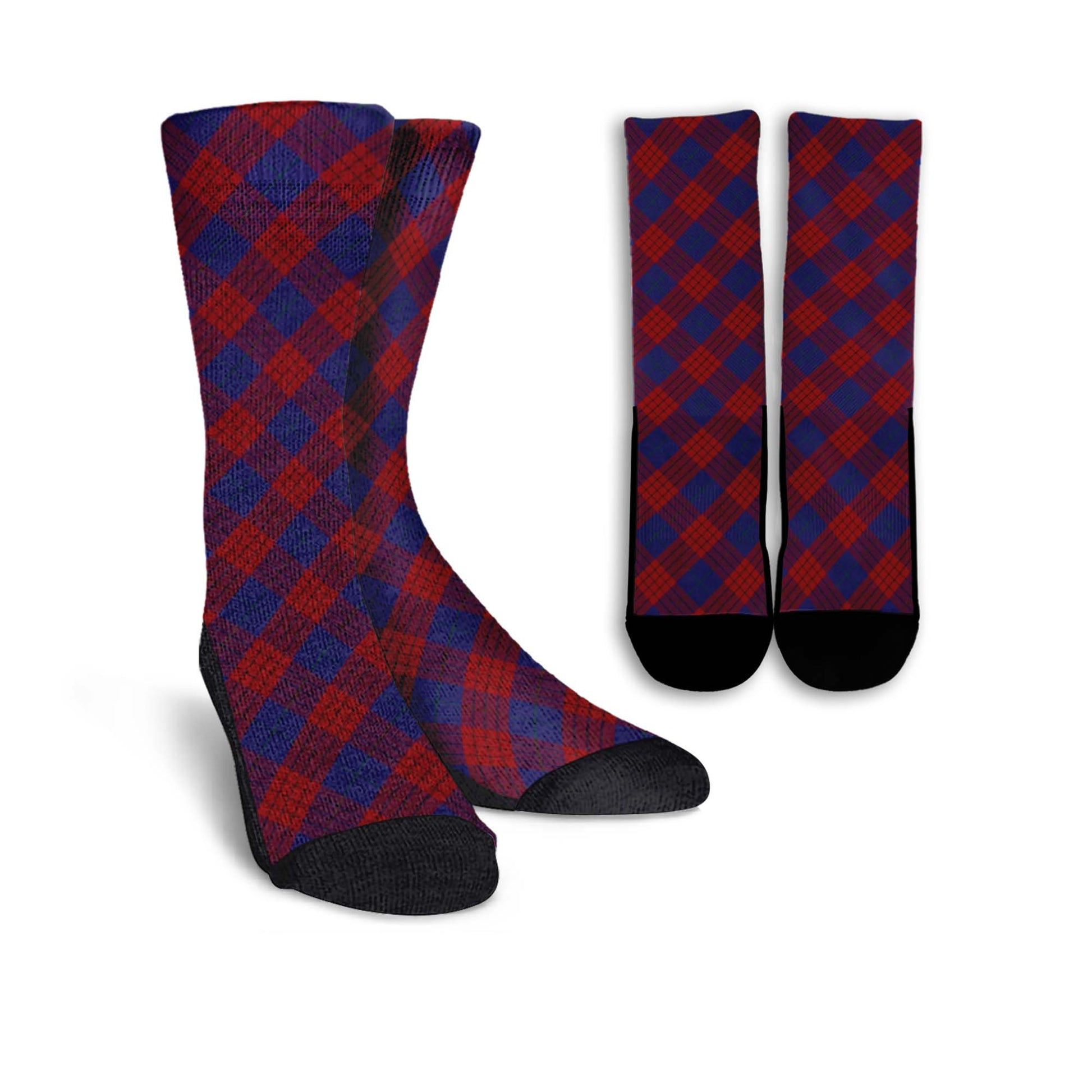 Robinson Tartan Crew Socks Cross Style Crew Socks - Tartan Vibes Clothing