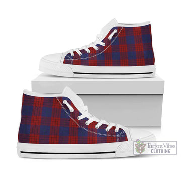 Robinson Tartan High Top Shoes Kid High Top - White Sole - Tartan Vibes Clothing