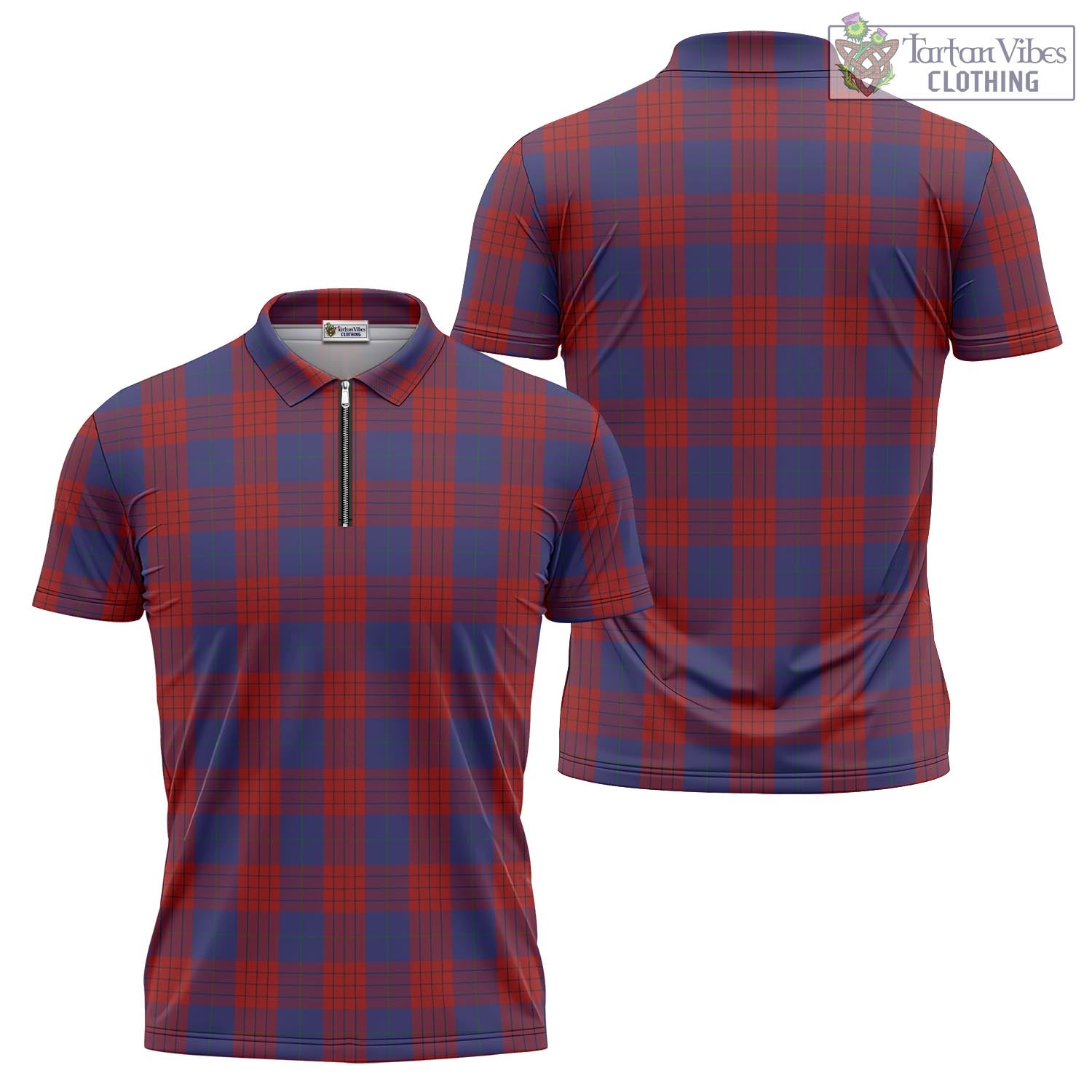 Robinson Tartan Zipper Polo Shirt Unisex - Tartan Vibes Clothing