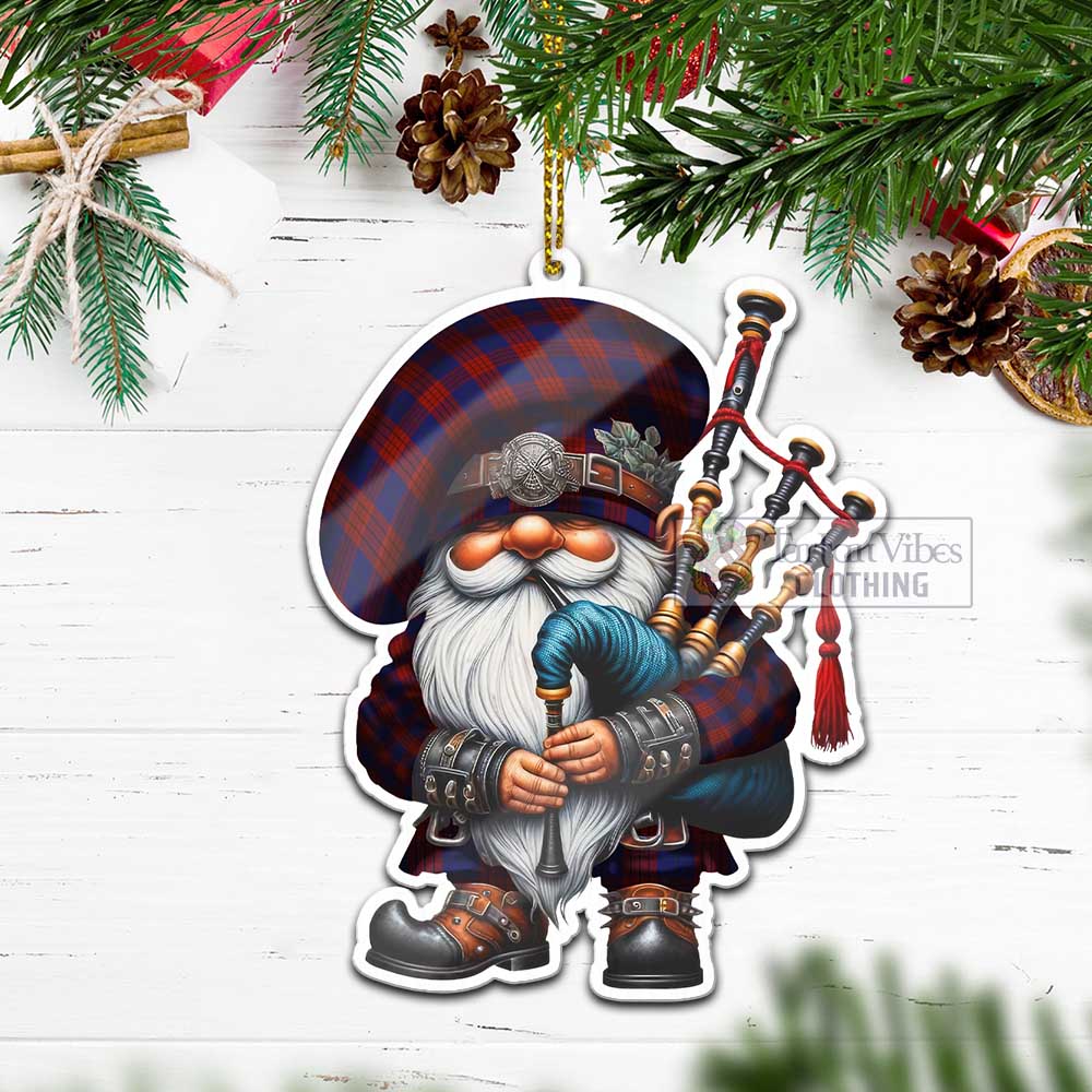 Robinson Tartan Bagpiper Gnome Christmas Ornament - Tartan Vibes Clothing