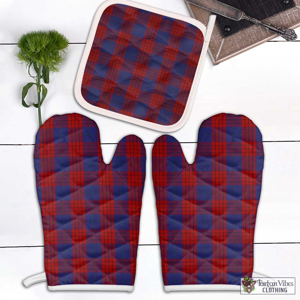 Robinson Tartan Combo Oven Mitt & Pot-Holder Combo 2 Oven Mitt & 1 Pot-Holder Black - Tartan Vibes Clothing