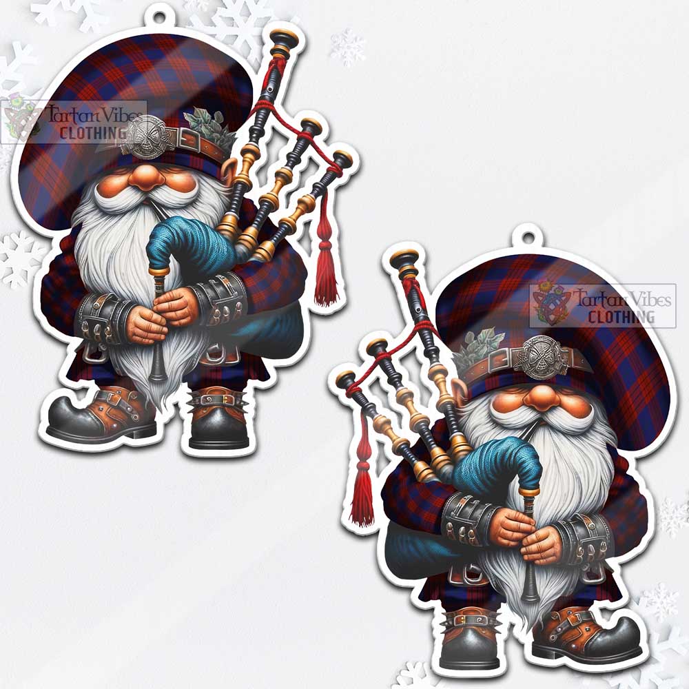 Robinson Tartan Bagpiper Gnome Christmas Ornament - Tartan Vibes Clothing