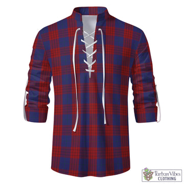 Robinson Tartan Men's Scottish Traditional Jacobite Ghillie Kilt Shirt - Tartan Vibes Clothing