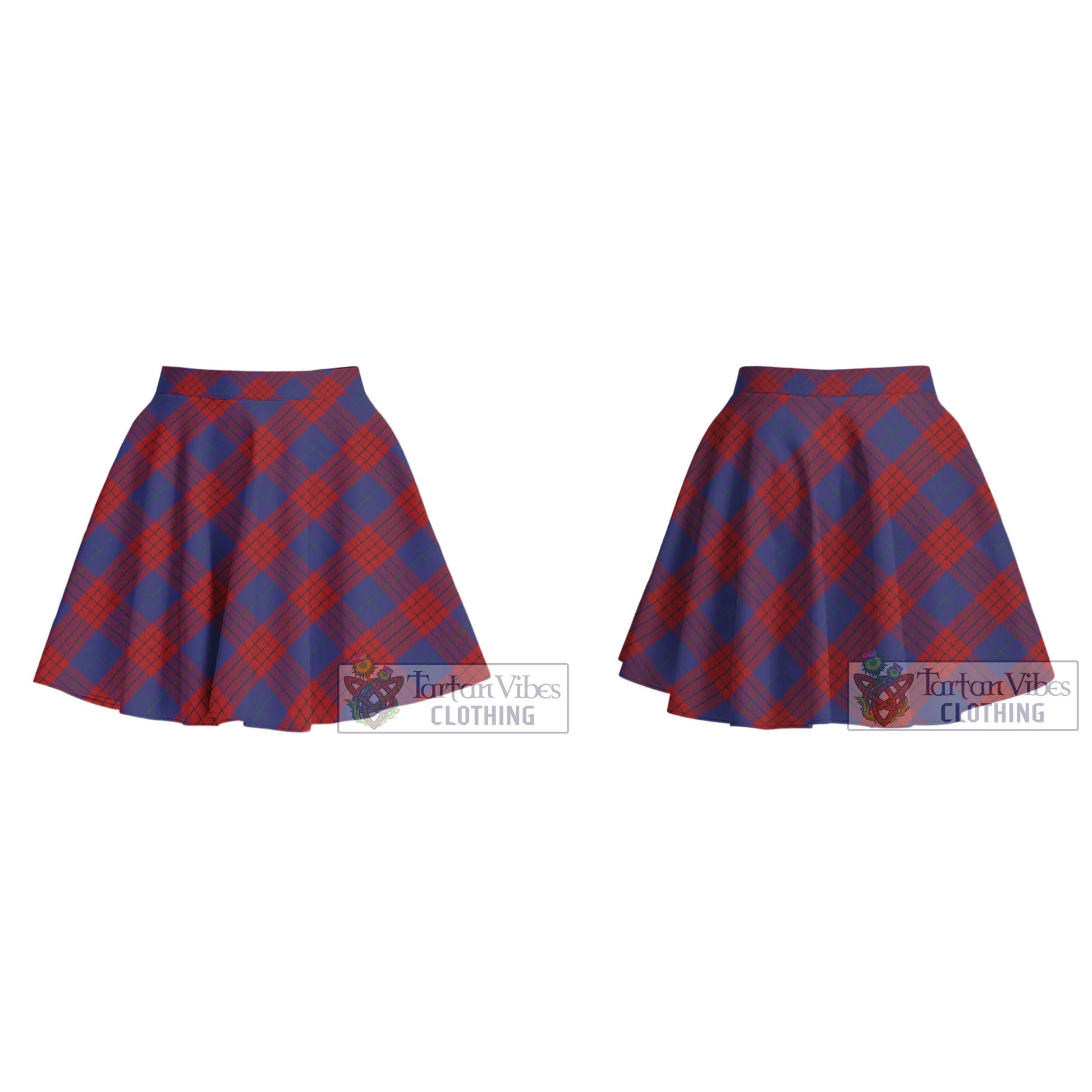 Robinson Tartan Women's Plated Mini Skirt Cross Style - Tartan Vibes Clothing