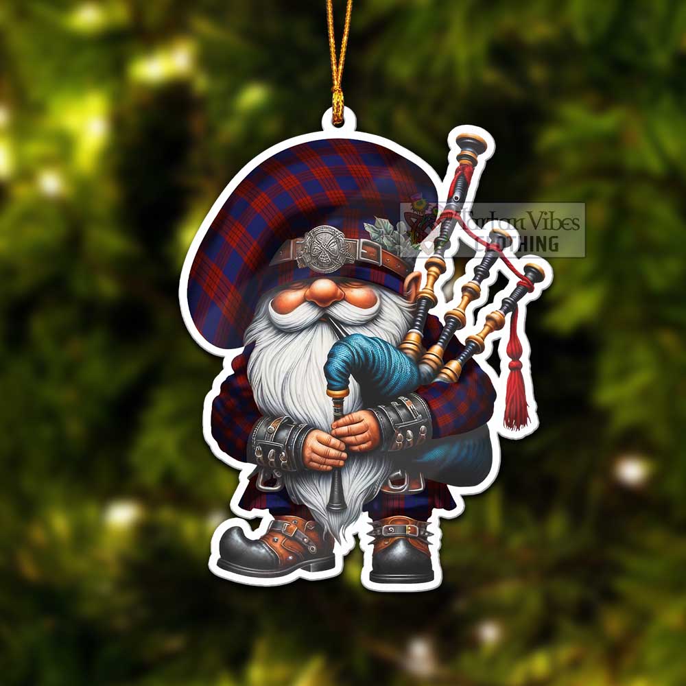 Robinson Tartan Bagpiper Gnome Christmas Ornament - Tartan Vibes Clothing