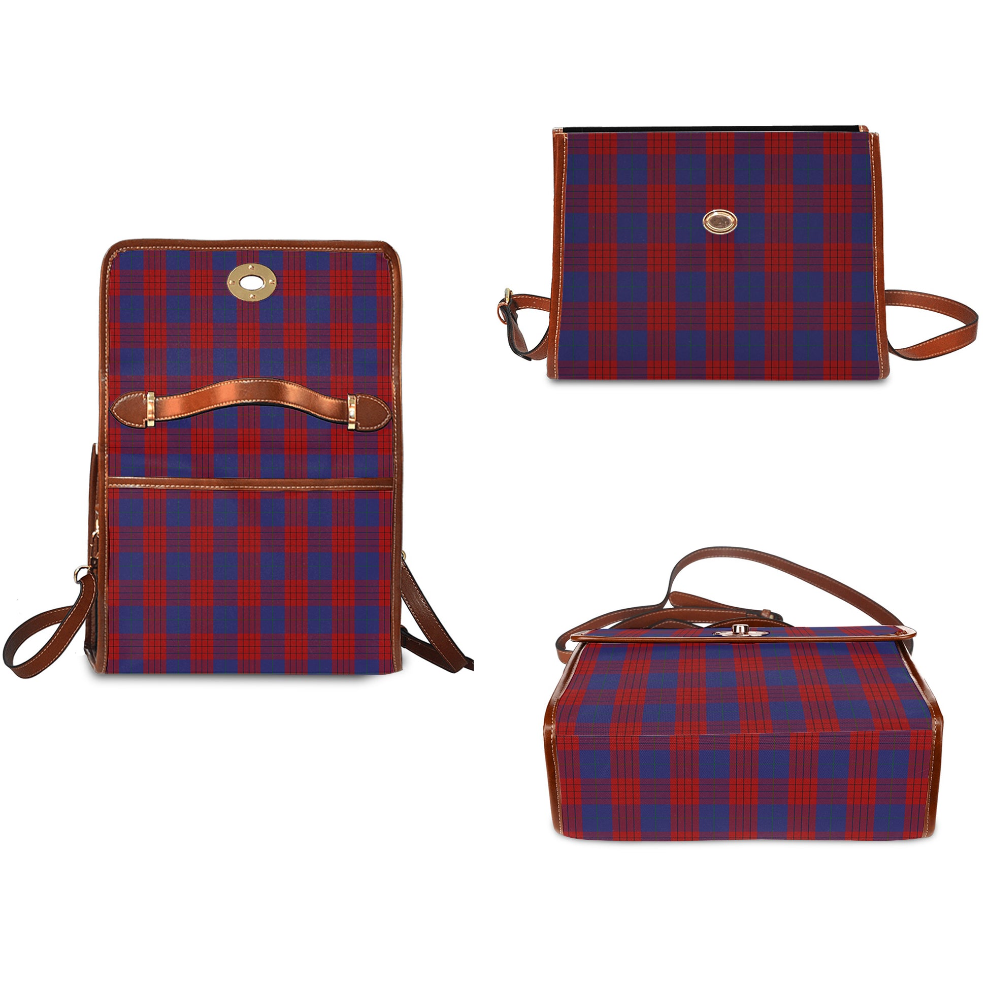 robinson-tartan-leather-strap-waterproof-canvas-bag