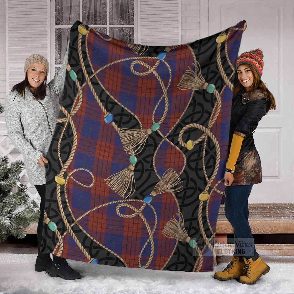 Robinson Scottish Tartan Twisted Ropes Stylized Blanket - Tartan Vibes Clothing