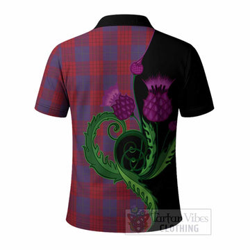Robinson Tartan Polo Shirt Traditional Scottish Thistle