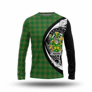 Robison Irish Clan Long Sleeve T-Shirt Celtic Circle Style Unisex - Tartan Vibes Clothing