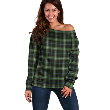 Rodger Tartan Off Shoulder Women Sweater Women - Tartan Vibes Clothing