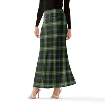 Rodger Tartan Womens Full Length Skirt