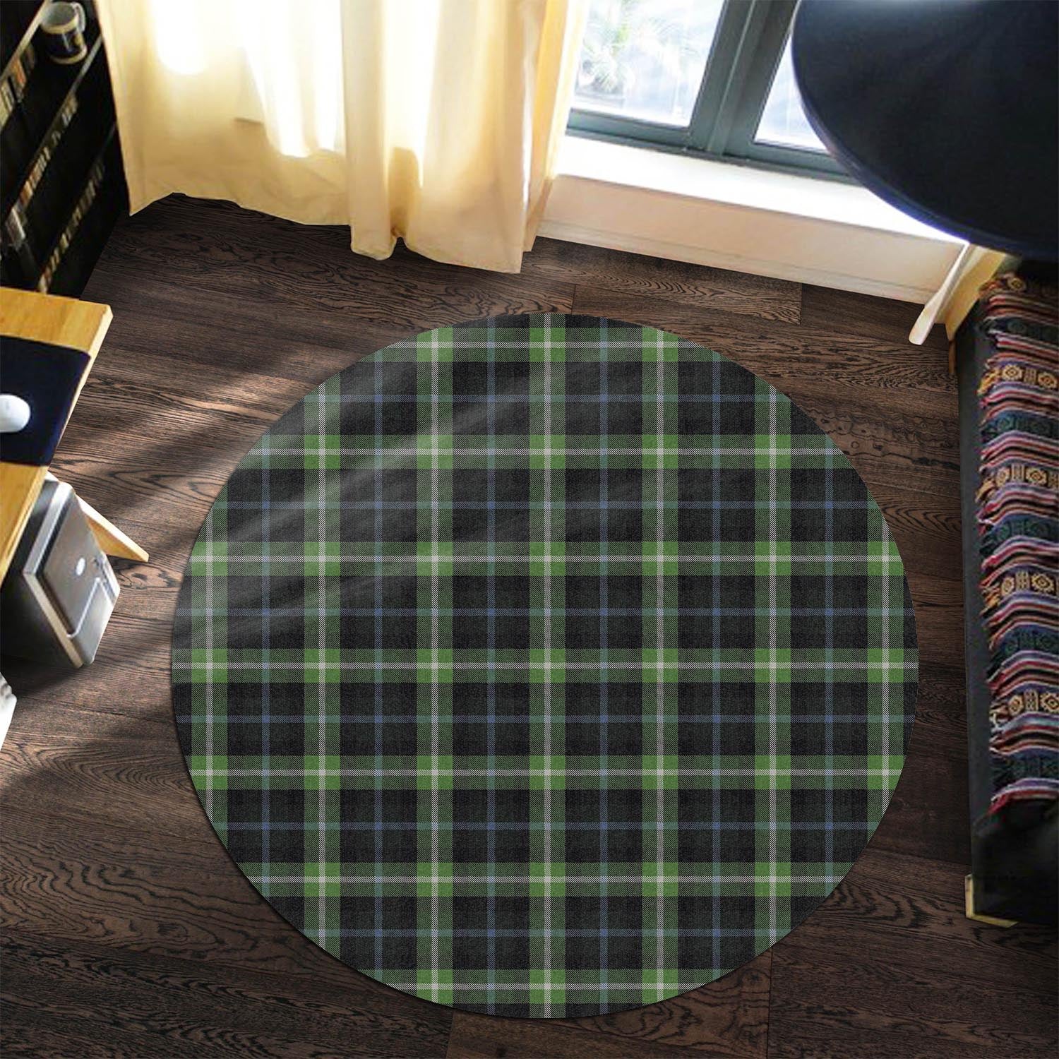Rodger Tartan Round Rug Premium Round Rug - Tartan Vibes Clothing