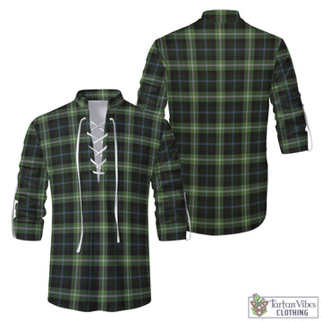 Rodger Tartan Men's Scottish Traditional Jacobite Ghillie Kilt Shirt Men - Tartan Vibes Clothing
