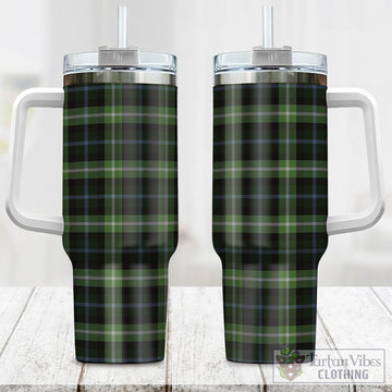 Rodger Tartan Tumbler with Handle One Size 40 OZ - Tartan Vibes Clothing