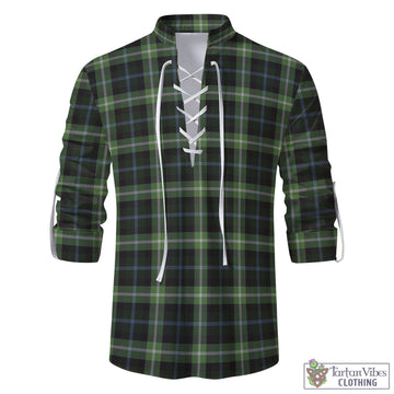 Rodger Tartan Men's Scottish Traditional Jacobite Ghillie Kilt Shirt - Tartan Vibes Clothing