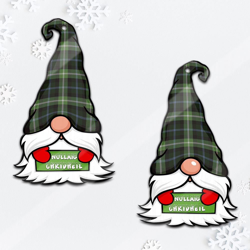 Rodger Gnome Christmas Ornament with His Tartan Christmas Hat - Tartan Vibes Clothing