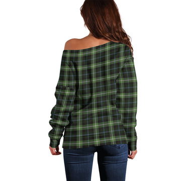 Rodger Tartan Off Shoulder Women Sweater - Tartan Vibes Clothing