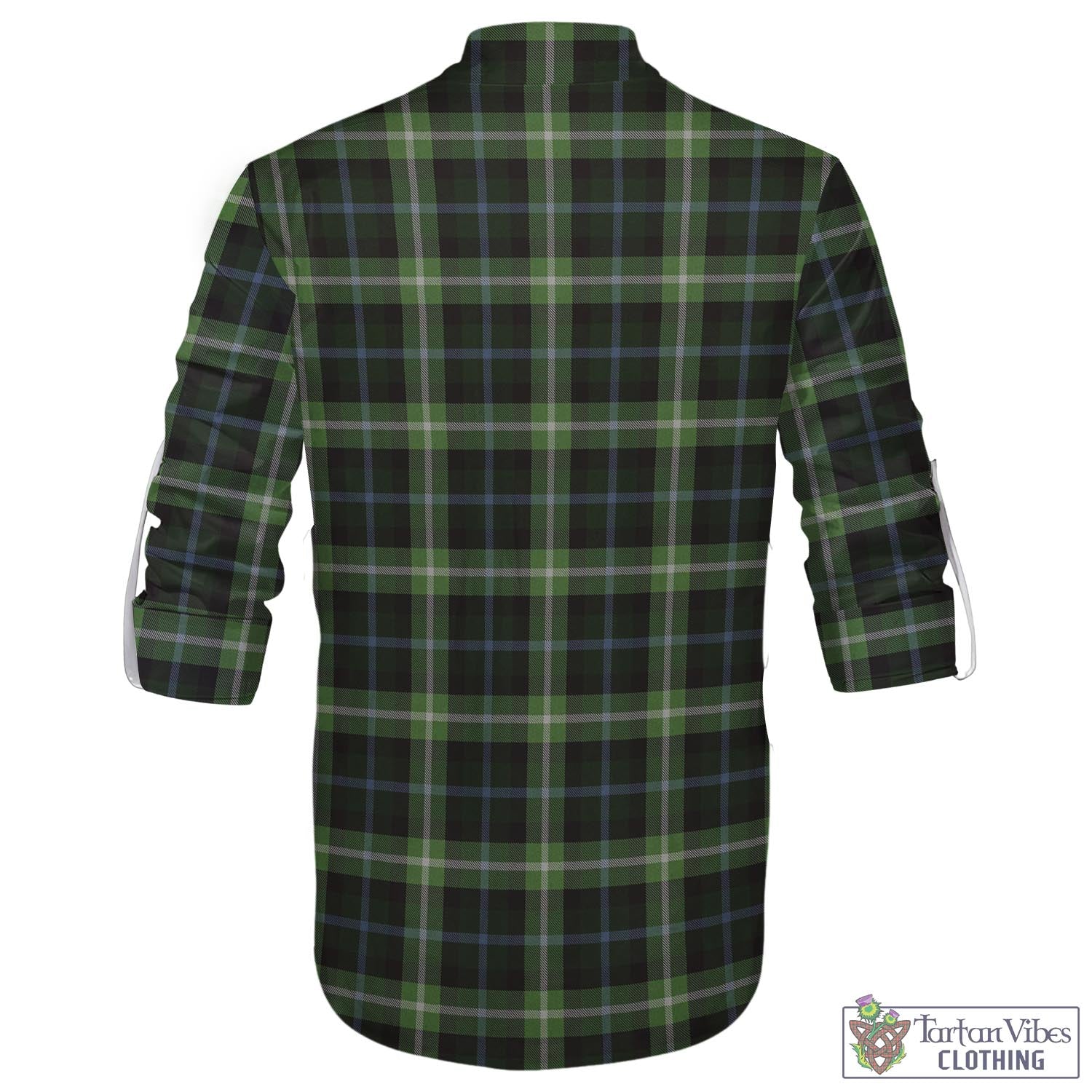 Rodger Tartan Men's Scottish Traditional Jacobite Ghillie Kilt Shirt - Tartan Vibes Clothing