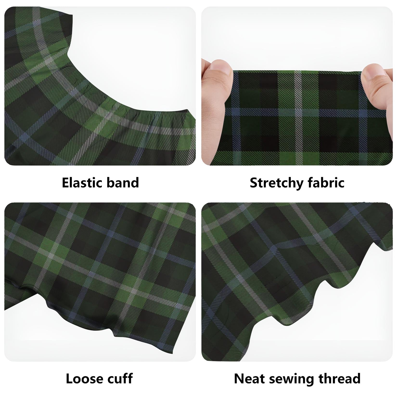 Rodger Tartan Off Shoulder Long Dress - Tartan Vibes Clothing